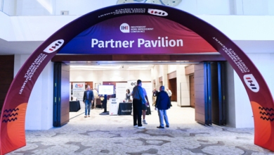 Partner Pavilion entrance 1 IHI Conference: Conversations in the Partner Pavilion
