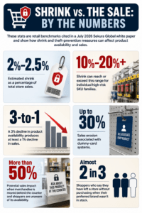 Shrink vs Sale infographic How to Protect From Theft Without Losing the Sale